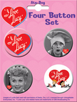 I Love Lucy Buttons